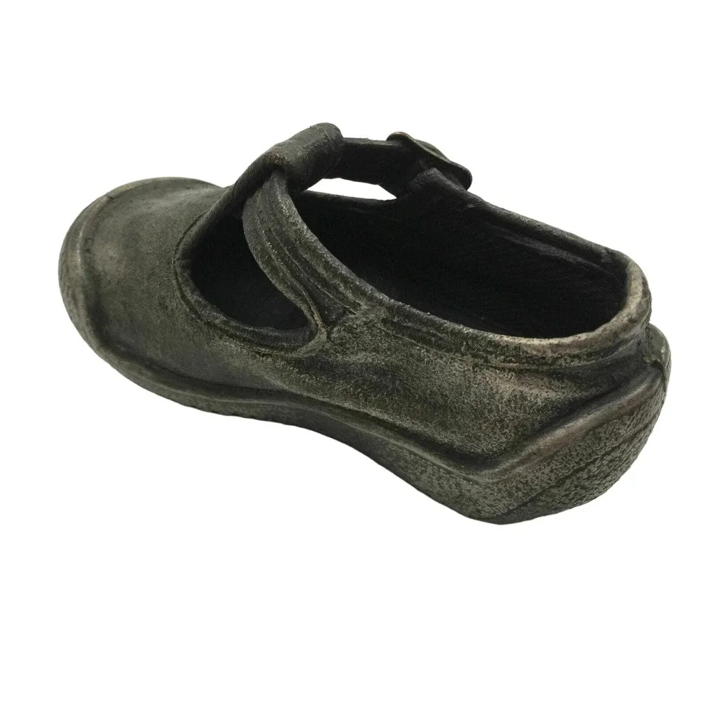 Botanguita Hand Painted Silver Miniature Child's Toddler Baby Shoe Figurine